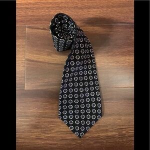 🍂SALE🍂POLO By Ralph Lauren Black 100% Silk Hand Made Necktie Made in USA